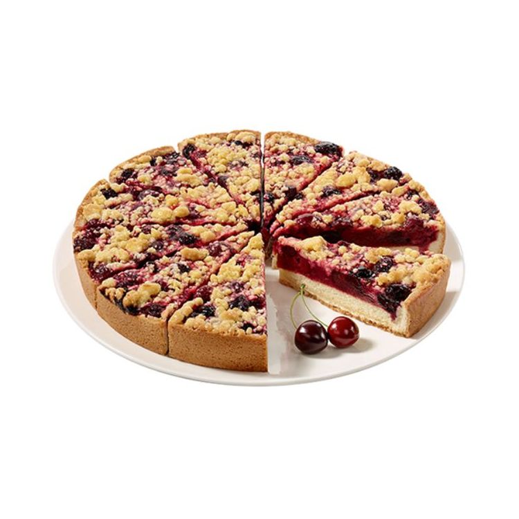 Gateau crumble aux cerises