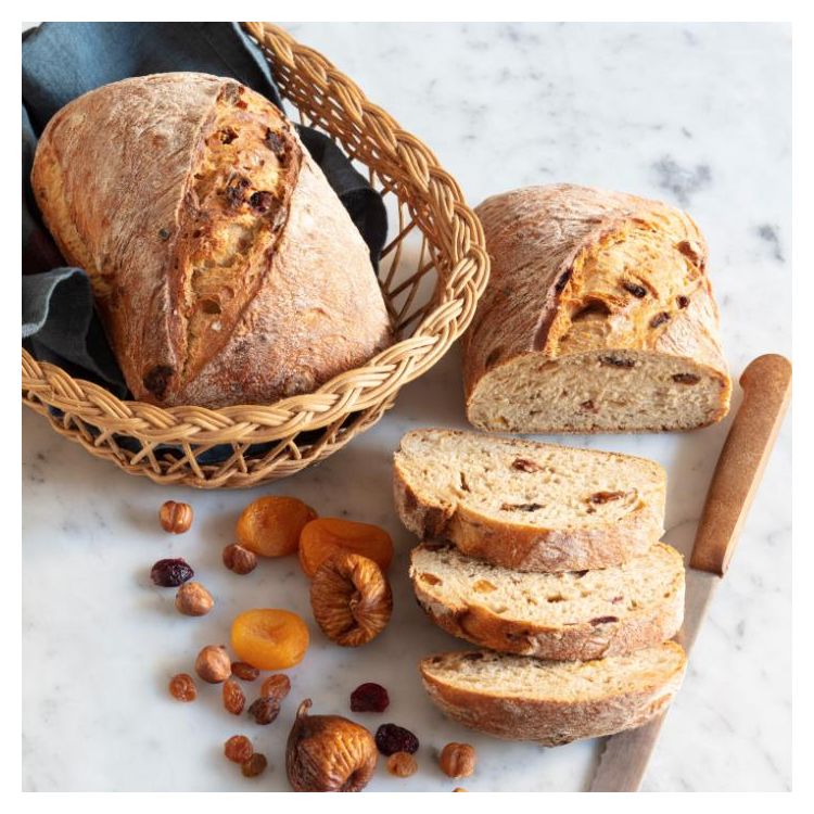 Pavé aux fruits et noisettes