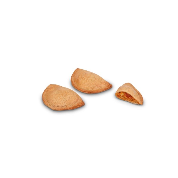 Empanada pulled curry hecha con Garden Gourmet 
