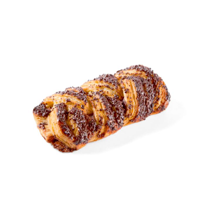 Chocolade-hazelnoot vlecht
