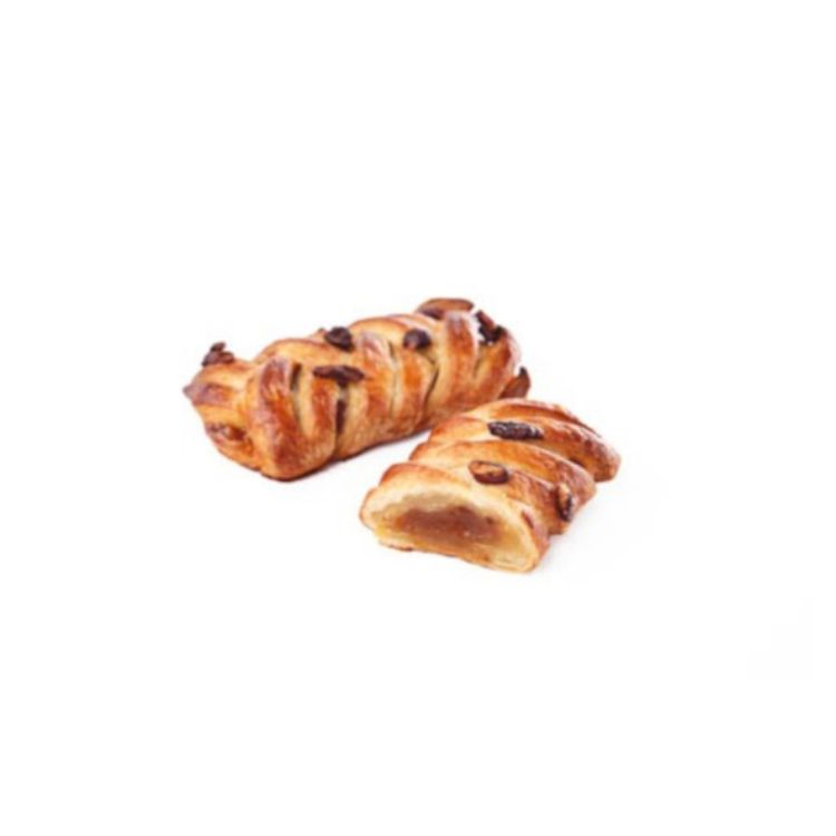 Vlecht met ahornsiroop en pecan, geglazuurd