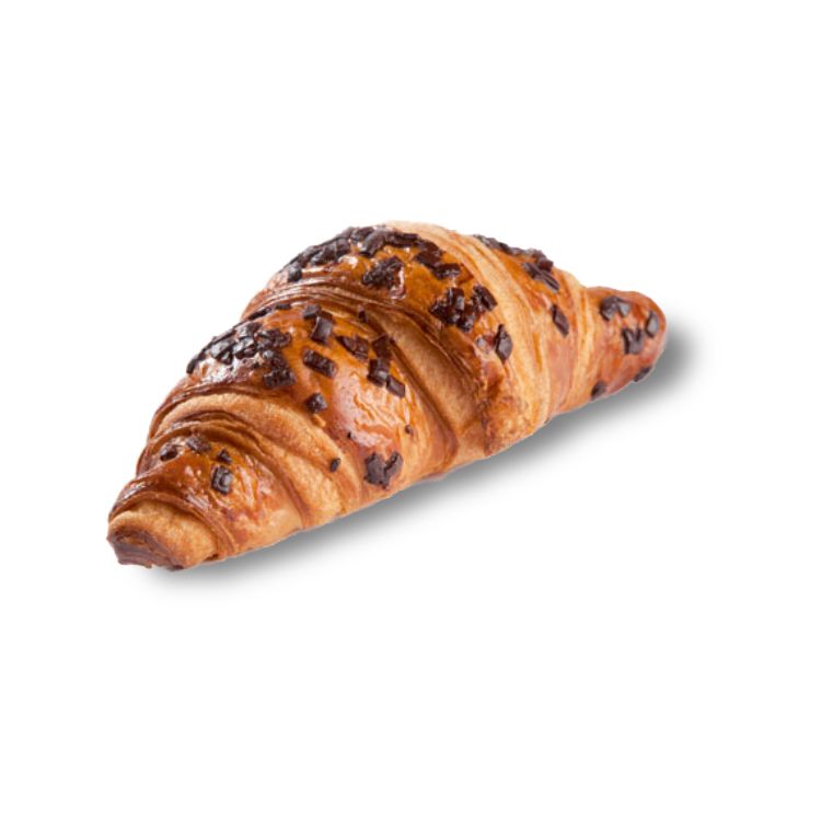Milchschokolade-Croissant