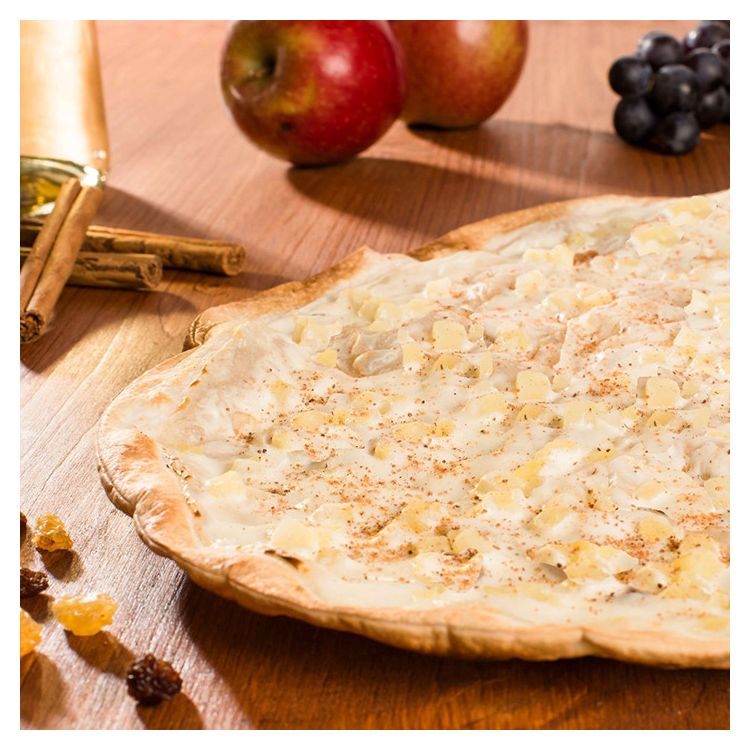 Flammkuchen oval - Apfel & Zimt