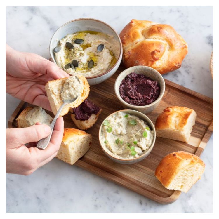 DIPS DE BRIOCHE À PARTAGER