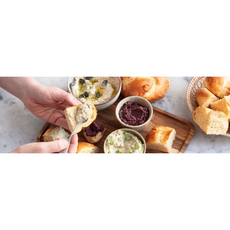 DIPS DE BRIOCHE À PARTAGER
