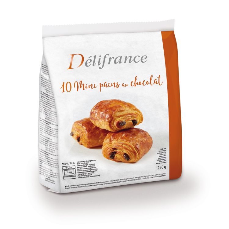 Délifrance mini chocoladebroodjes (16%)