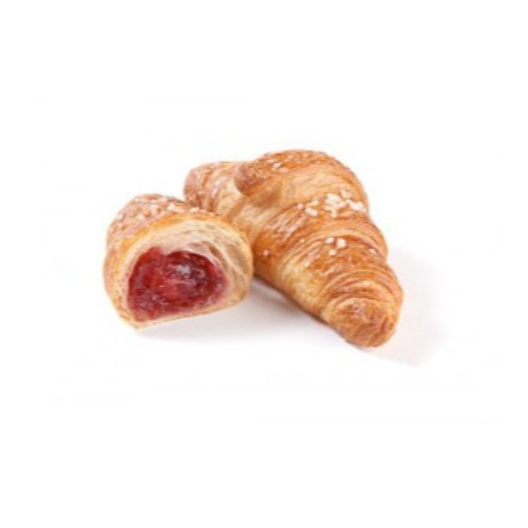 Mini croissant z maliną