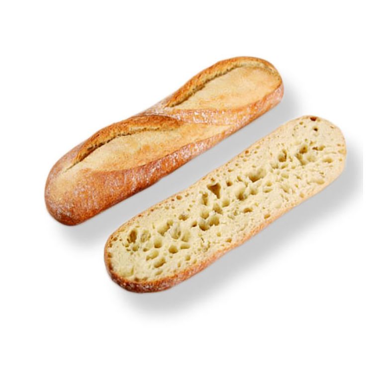 Poolish half baguette