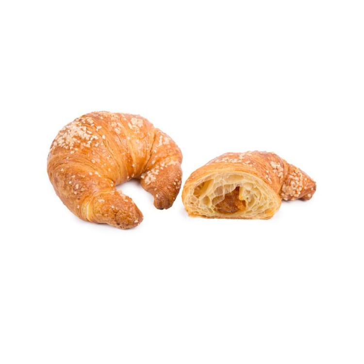 Filled curved croissant with 