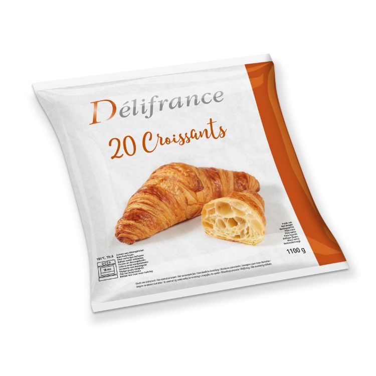 Pack 20  viennoisine croissants