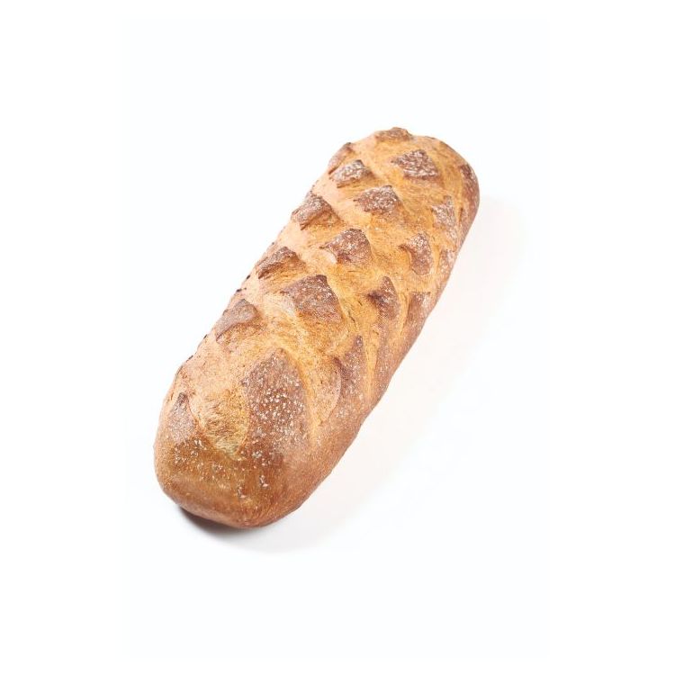 Polka brood wit 55cm