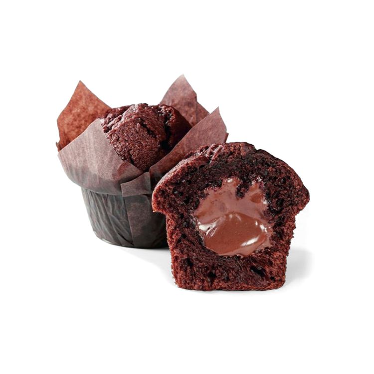 Muffin cacao fourré choco-noisettes