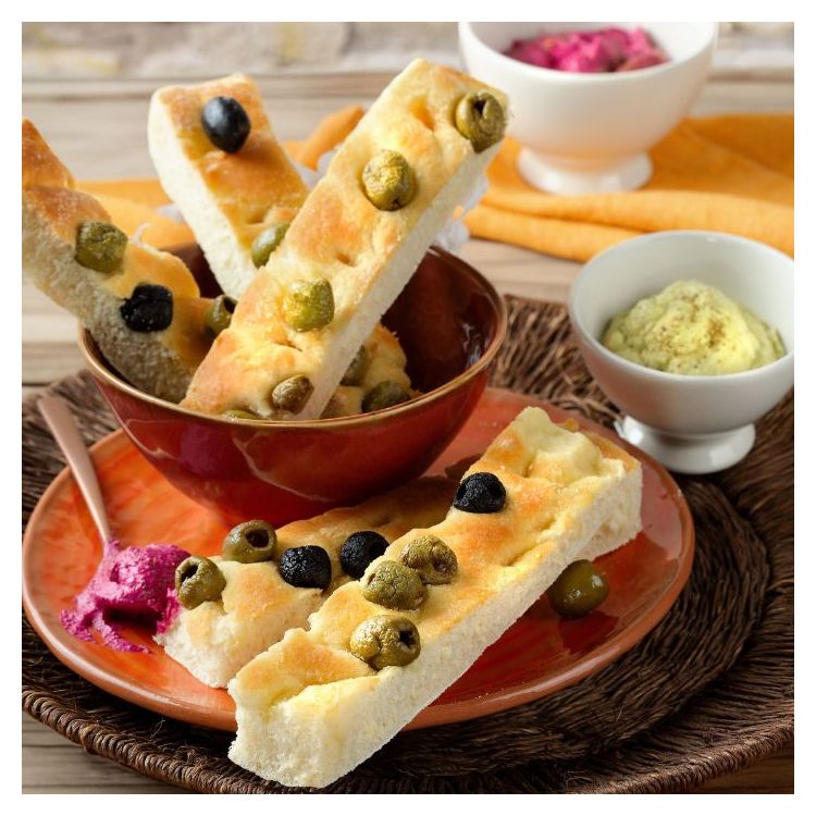 FOCACCIA WITH OLIVES TO SHARE  