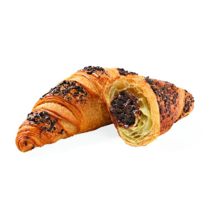 Croissant choco-noisette topping choco