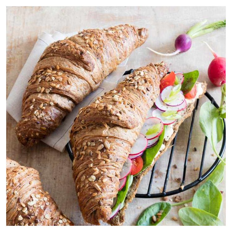 Butter croissant multiseeds