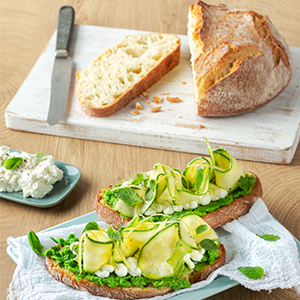 Gransole Semolina - Brushetta verde | Délifrance